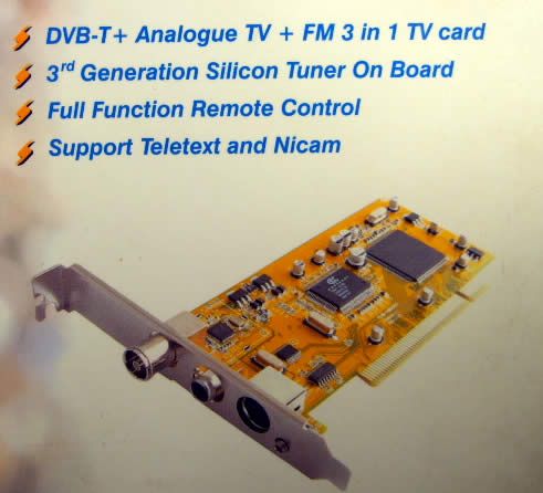 Image of Geniatech X8000T PCI DVB-T Hybrid card (IT3960)