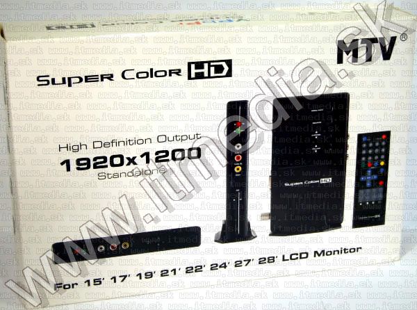 Image of Geniatech (MTV) *HD* LCD TV Box (Analog-AV to VGA) (IT3522)