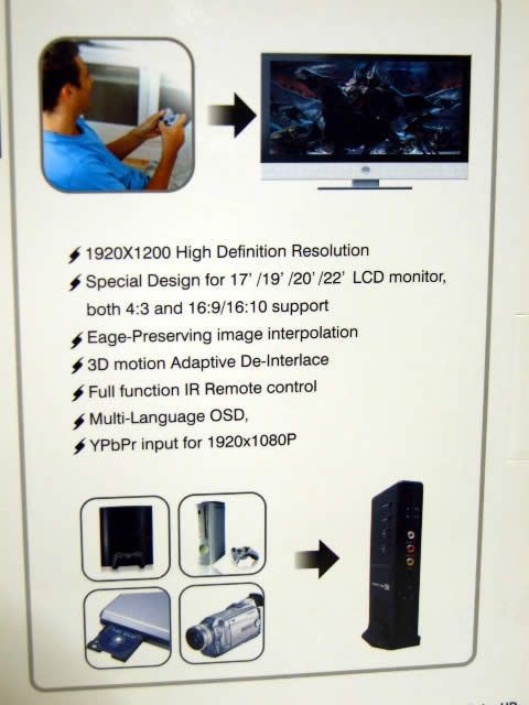 Image of Geniatech (MTV) *HD* LCD TV Box (Analog-AV to VGA) (IT3522)