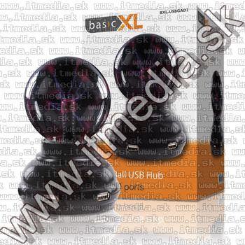 Image of basicXL plasmaball with 4-ports USB 2.0 Hub (IT6782)