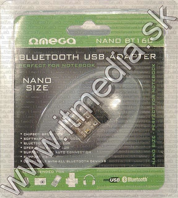 Image of Omega Bluetooth 2.0 +EDR USB dongle BT-160 CSR 2.0 (IT4637)