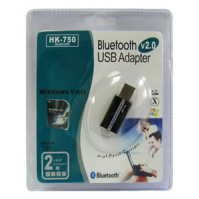 Image of Bluetooth v2.0 +EDR USB dongle HK-750 (Vista) (IT5811)