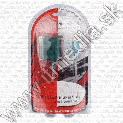 Image of USB to Dual Paralell Printer cable (DB25,Centronics) (IT9443)