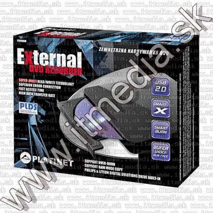 Image of Platinet External DVD+-RW drive slim USB (P103) (IT7681)
