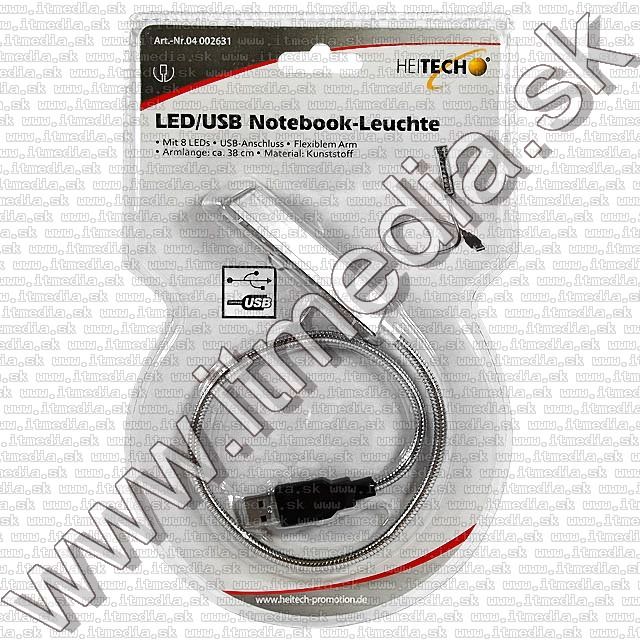 Image of Heitech USB 8-LED Lamp (IT8273)