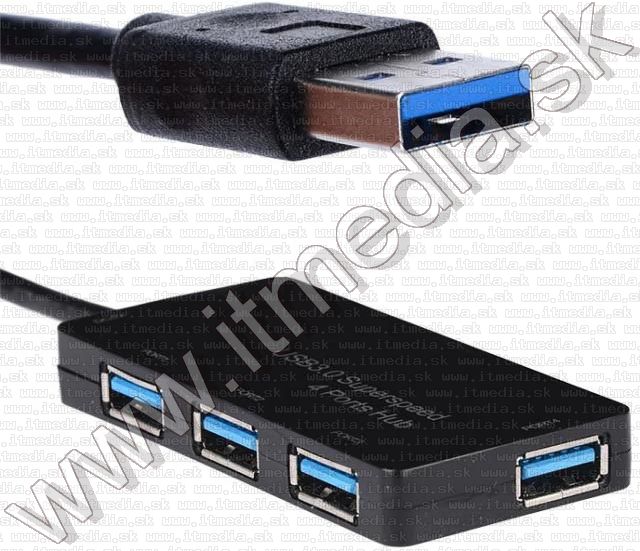 Image of USB 3.0 HUB 4 port *black* (IT10667)