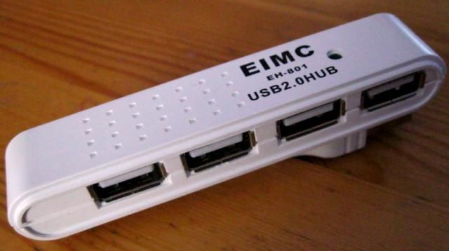 Image of USB 2.0 Hub 4 port *small* white (IT7587)