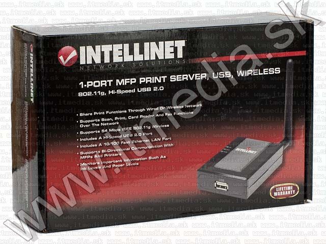 Image of IntelliNet 1-Port MFP Print Server, USB, WLAN RJ45 (IT5254)