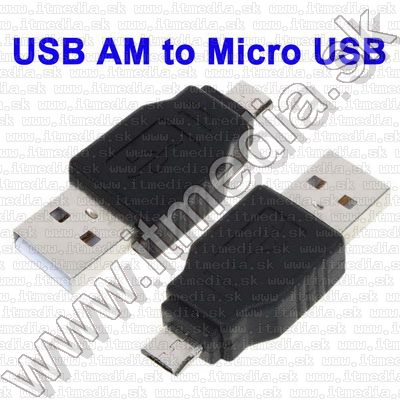 Image of IT Media USB OTG Adapter (USB-Am/microUSB-Bm) !Info (IT7817)