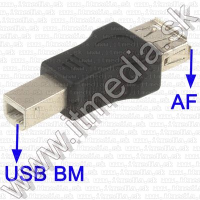 Image of IT Media USB (Changer) Adapter (USB-Afemale/USB-Bmale(printer) (IT9437)