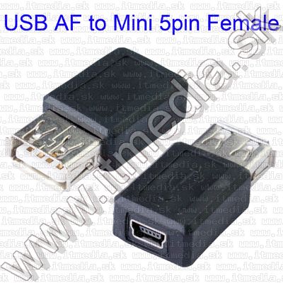 Image of IT Media miniUSB (Changer) Adapter (USB-Af/miniUSB-Bf) (IT9438)