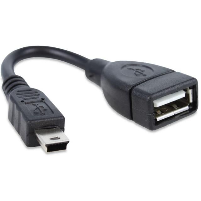 Image of IT Media miniUSB 5p HOST (Changer) Cable (USB-Af/miniUSB) (IT10733)