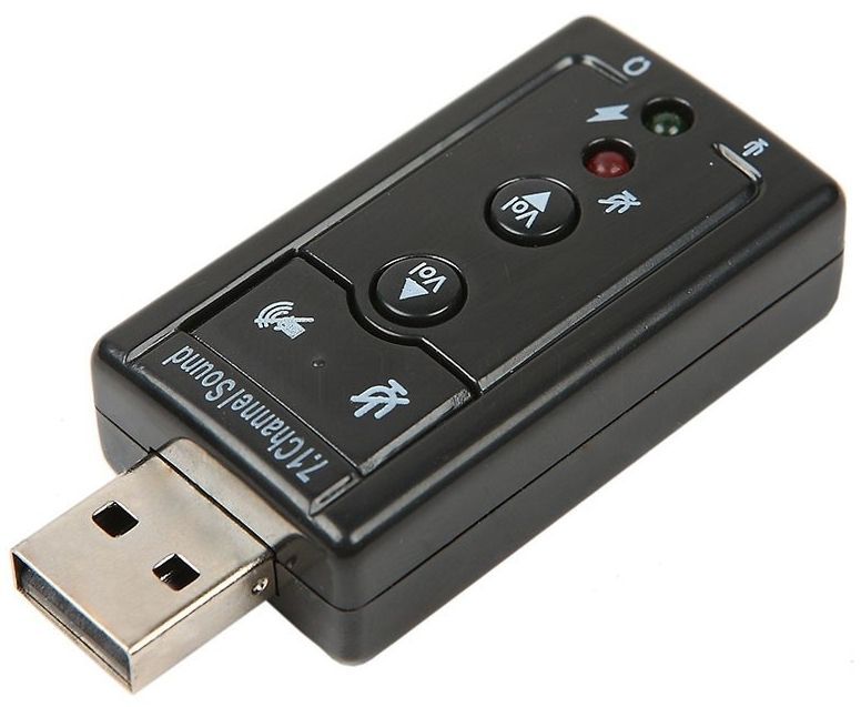 Image of IT Media USB 2.0 *Sztereó* Hangkártya *Gombokkal* C-media Info! (IT12236)
