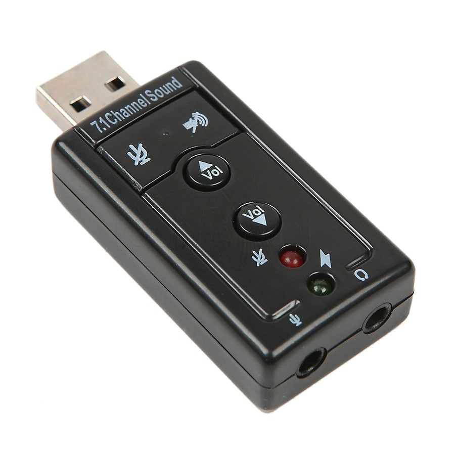 Image of IT Media USB 2.0 *Sztereó* Hangkártya *Gombokkal* C-media Info! (IT12236)