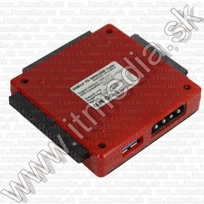 Image of IT Media USB 3.0 to 2xIDE + SATA converter (IT9049)