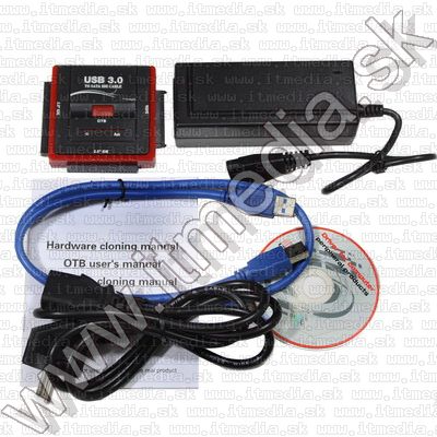 Image of IT Media USB 3.0 to 2xIDE + SATA converter (IT9049)