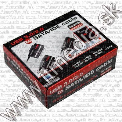 Image of IT Media USB 3.0 to 2xIDE + SATA converter (IT9049)