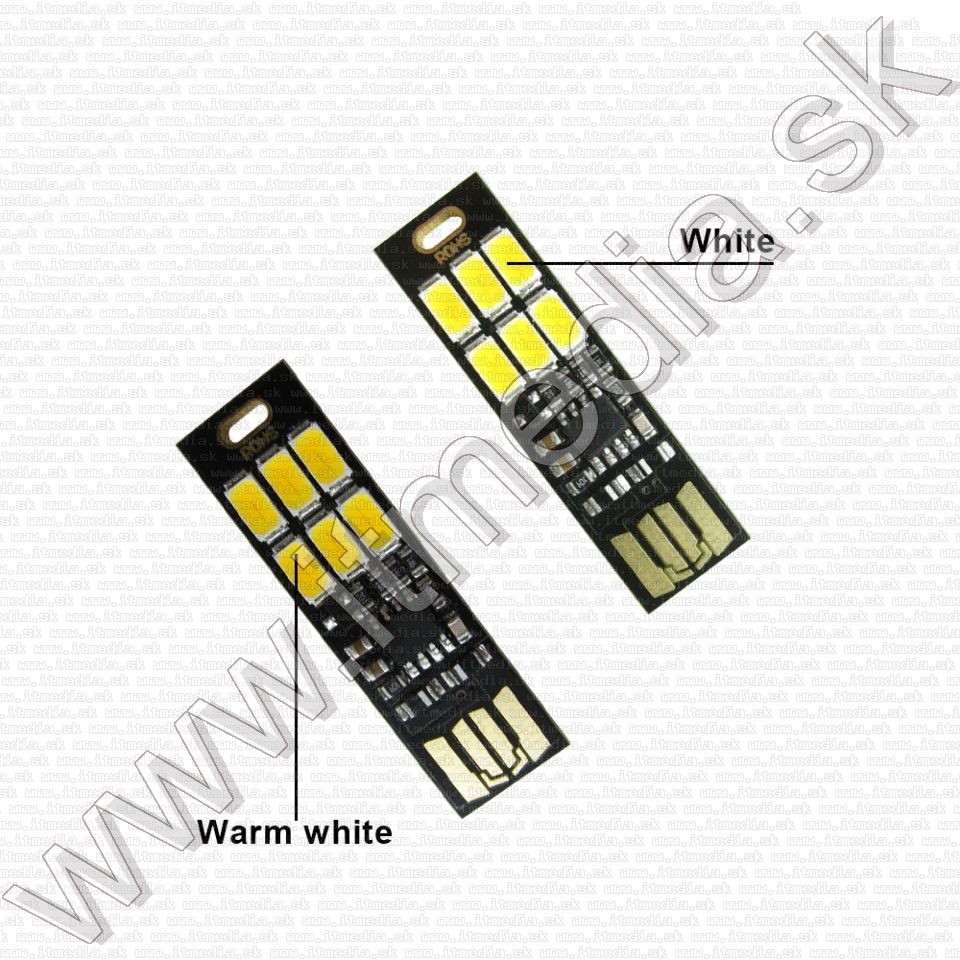 Dimmelhető USB LED-es lámpa 6 fényes leddel (Meleg Fehér) (IT9927) Image of Dimmelhető USB LED-es lámpa 6 fényes leddel (Meleg Fehér) (IT9927)