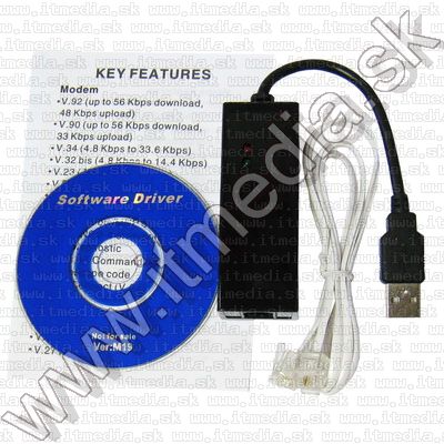 Image of USB External V.90/ V.92 56K FaxModem CONEXANT (IT7890)