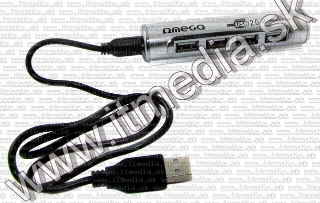 Image of Omega USB 2.0 HUB 4 port *Pipe* (IT5601)