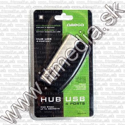 Image of Omega USB 2.0 HUB 4 port *POWER* (IT7067)