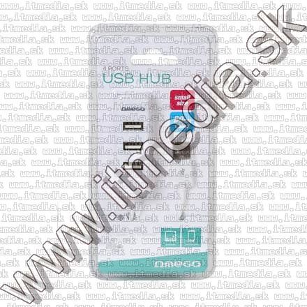 Image of Omega USB 2.0 HUB 4 port (42801) *White* (IT12800)