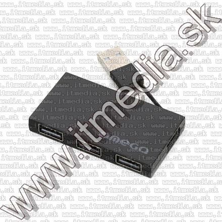 Image of Omega USB 2.0 HUB 4 port (42851) *Black* (IT12801)
