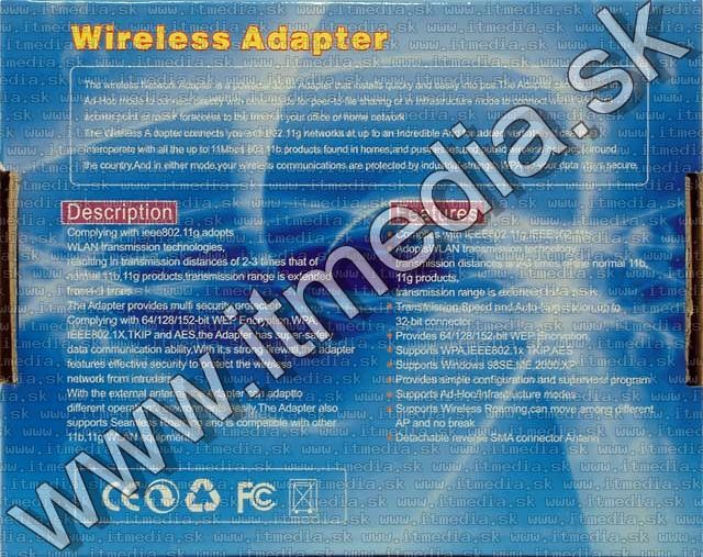 Image of EDUP PCI-miniPCI WLAN Card 54 MBit WEP+WPA B-grade INFO! (IT4710)