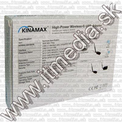 Image of Comfast USB WLAN (WI-FI) adapter 802.11g (IT8005)