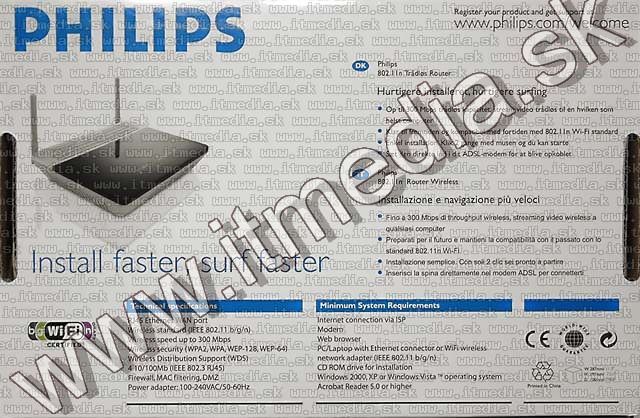 Image of Philips CAW7740N WLAN Router 300 MBit (802.11n) (IT5022)