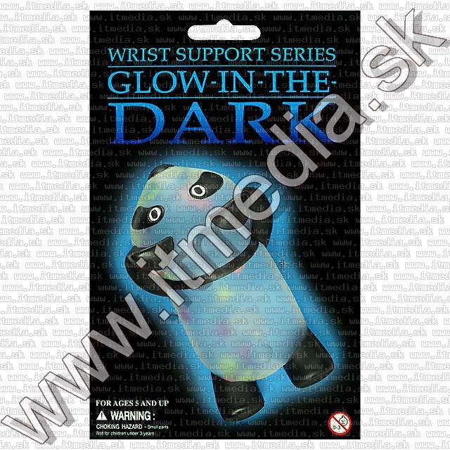 Image of Glow in Dark Wrist Support **Racoon** (IT0115)