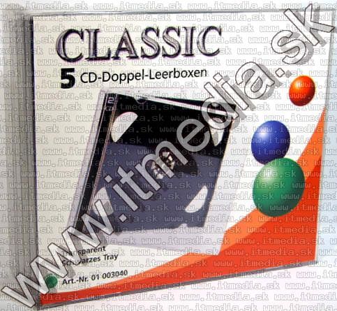 Image of CD Case, DOUBLE *5-pack* (IT3263)