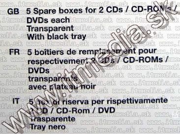 Image of CD Case, DOUBLE *5-pack* (IT3263)