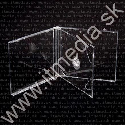 Image of CD Case, DOUBLE *CLEAR* Nogar B-grade (IT7721)