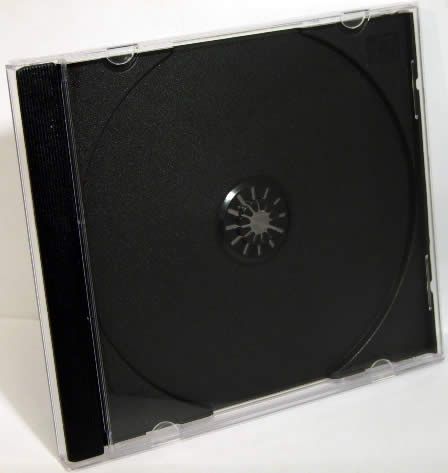 Image of CD Case, Normal, Black *10-pack* (IT3441)