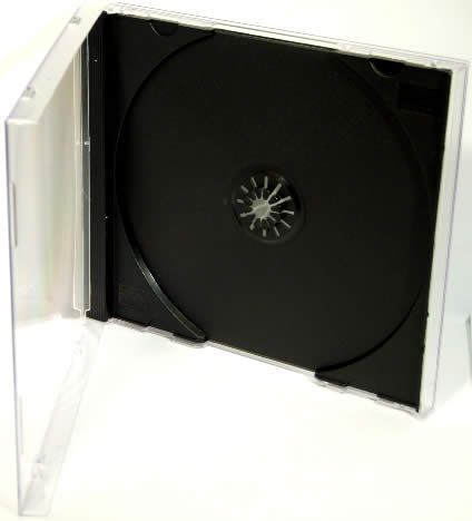 Image of CD Case, Normal, Black *10-pack* (IT3441)
