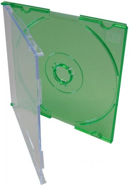 Image of CD Case, slim, MINI (8cm) **GREEN** (IT2657)