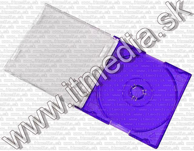 Image of CD Case, slim, MINI (8cm) **Violet** (IT5620)
