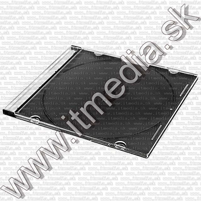 Image of CD Case, slim, Black *MachinePacking* 50-pack (IT9082)