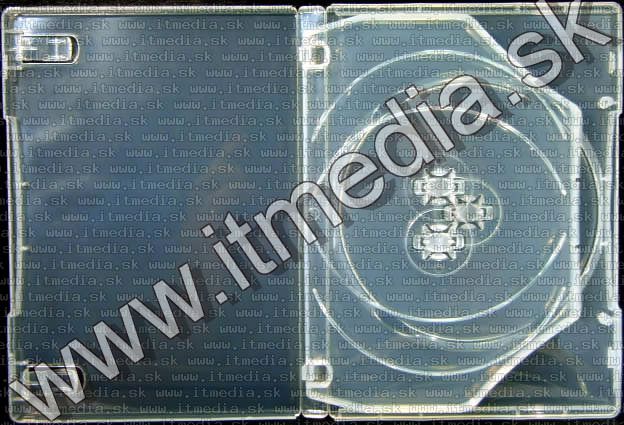 Image of Nexpak M-lock DVD Case Clear, 3-disc, 14mm (IT3505)