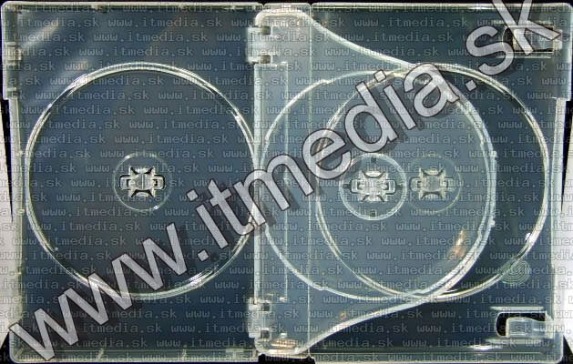 Image of Nexpak M-lock DVD Case Clear, **3-disc, 26mm** (IT3506)