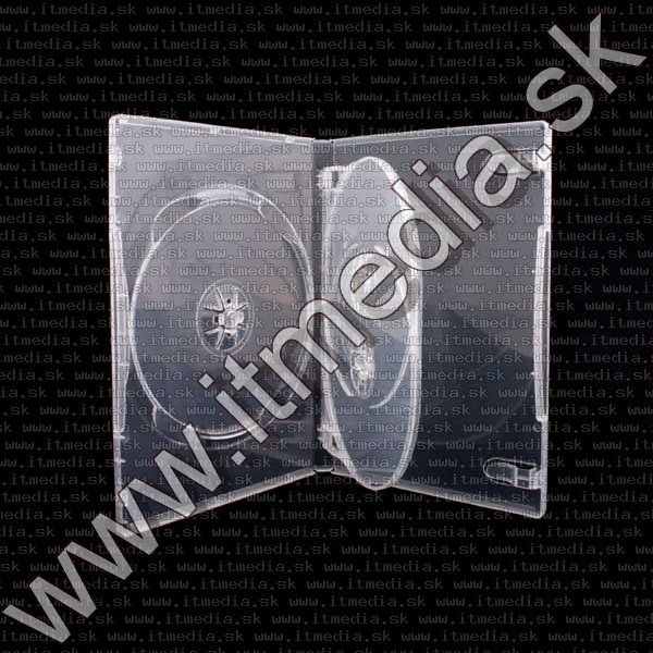 Image of DVD Case Normal, 3-disc *clear* 14mm (IT6977)