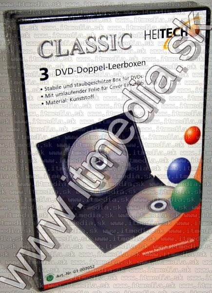 Image of DVD Case, DOUBLE (3-pack) (IT3445)