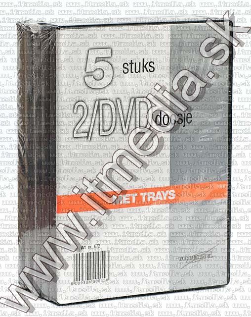 Image of DVD Case, DOUBLE (5-pack) (IT5007)