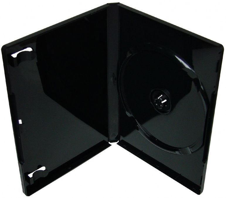 Image of DVD Case, Normal, Black, 100 PACK(56857) (IT0432)