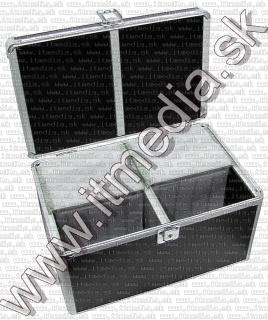 Image of Aluminium 200 pcs CD Box, **BLACK** (IT1953)