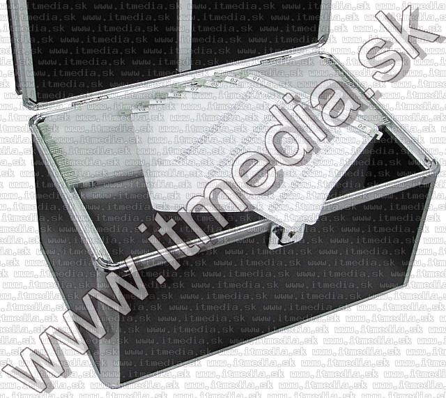 Image of Aluminium 200 pcs CD Box, **BLACK** (IT1953)