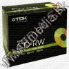 Olcsó TDK REWRITABLE CD-RW 12 NormalJC (IT4932)
