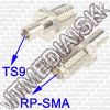 Olcsó RP-SMA male - TS9 connector converter (IT7958)