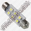 Olcsó LED izzó Szofita 41mm 6x3528 SMD *Hideg Fehér* (IT9810)